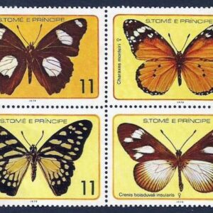 Butterflies - Santo Tomé y Príncipe - se tenant