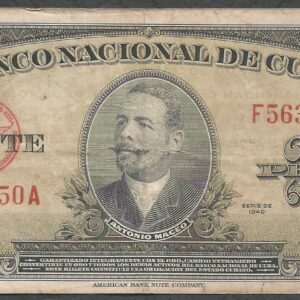 Cuba - P80a - 20 pesos (serie 1949)