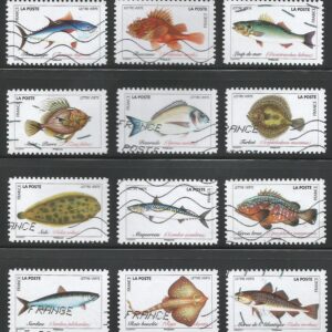 Francia: Vida marina - peces (2019)