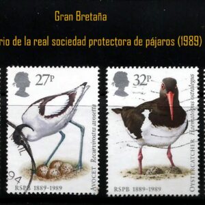 Gran Bretaña - Centenario de la real sociedad protectora de pájaros (1989)