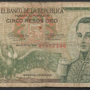 Colombia - Cinco pesos de Oro