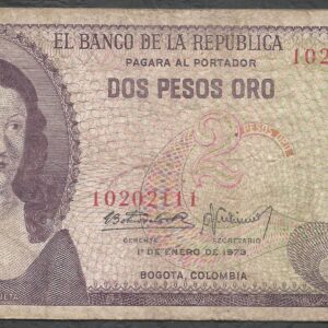 Colombia - Dos Pesos Oro (1973)