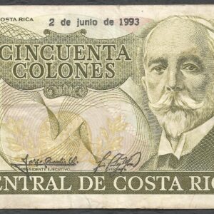 Costa Rica - 50 colones (1993) P253a.4