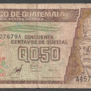 Guatemala - Cincuenta centavos de Quetzal