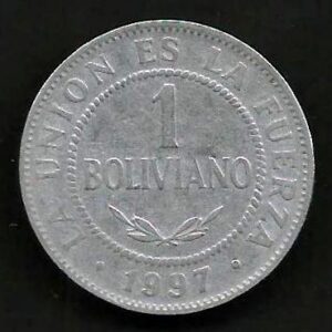 Bolivia - 1 boliviano (1997)