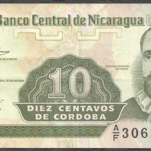 Nicaragua - 10 centavos de Córdoba (1991)