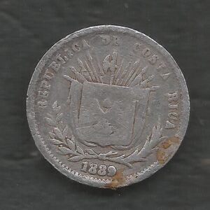 Costa Rica - 5 Centavos (1889) Km 128