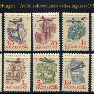 Hungría - 40 Aniversario del correo aéreo húngaro (1958)