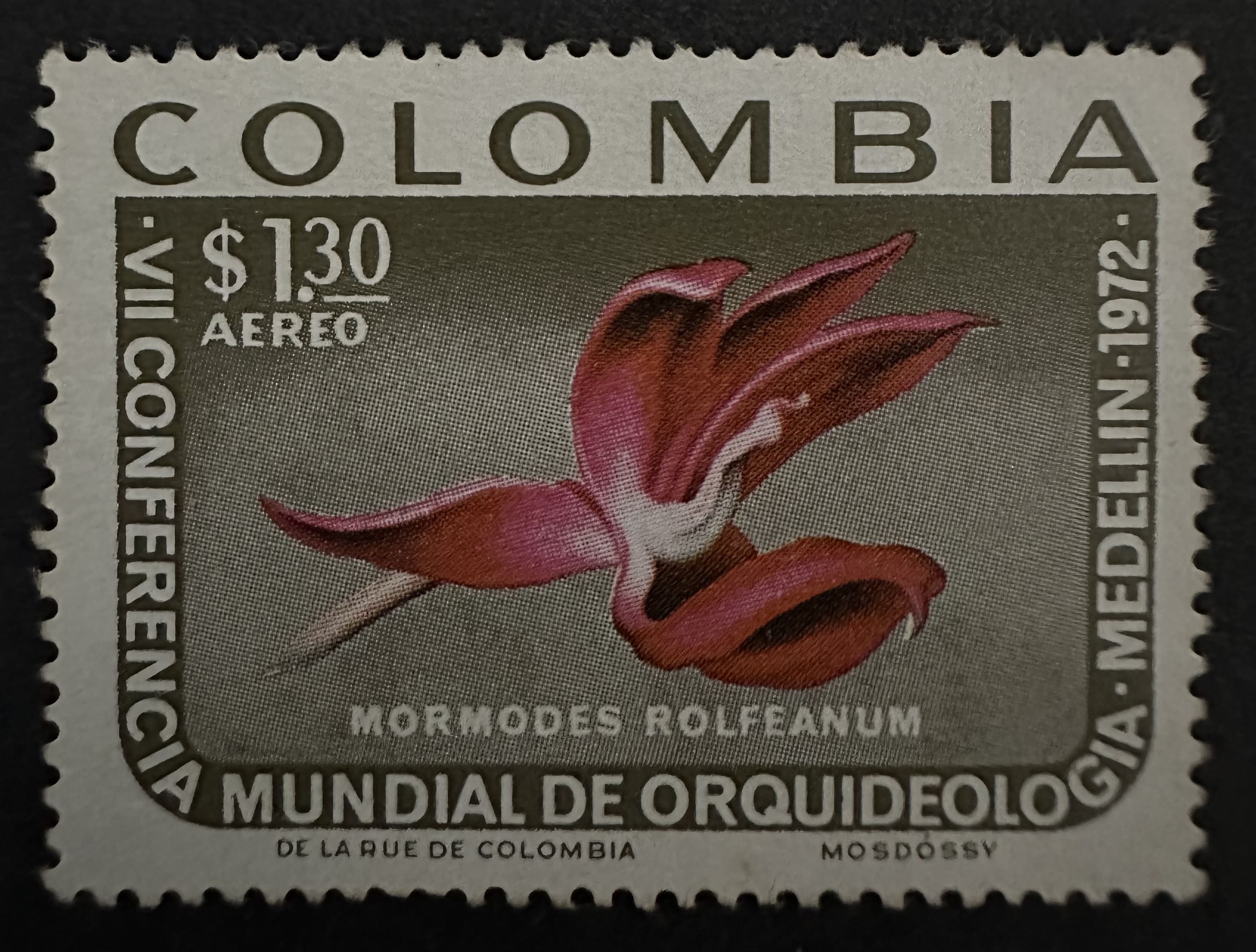 Colombia: Mundial de Orquideología, Medellín 1972