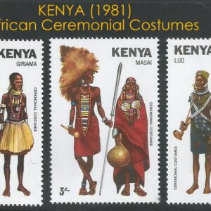 Kenya (1981) - Trajes ceremoniales africanos