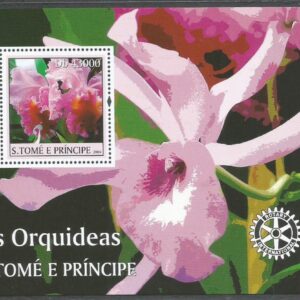 S. Tomé e Príncipe - Orquídeas (MS 2644)