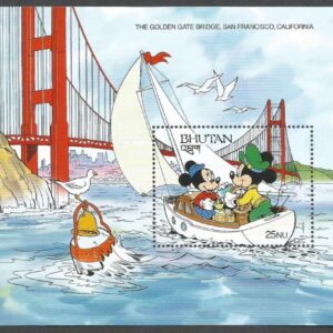 The Golden Gate Bridge, San Fransisco - Minnie, Mickey