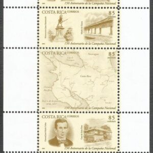 Costa Rica - 150 Aniversario de la Campaña Nacional (2006)