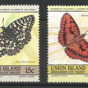 Granadinas y San Vicente (set de 8 estampillas)