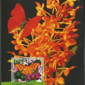 Guiné-Bissau Mariposas y Orquídeas