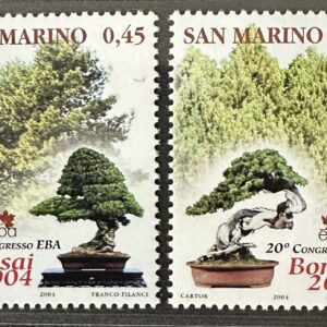 San Marino - 20 Aniversario de la asociación europea de Bonsái