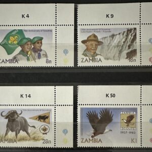Zambia - 75 aniversario de Scouting