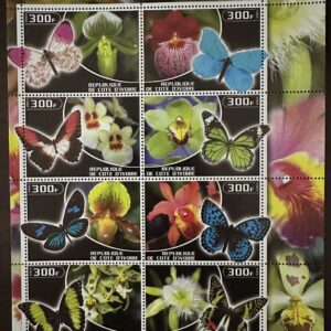 Costa de Marfil - Mariposas y Orquídeas