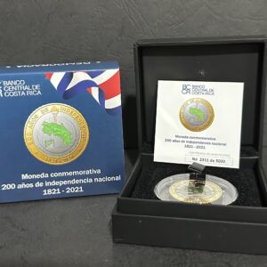 Moneda conmemorativa 200 años de Independencia Nacional 1821-2021