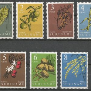 Suriname - Plantas y frutas (1961)