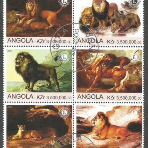 Angola - Fauna africana (Leones) 2000