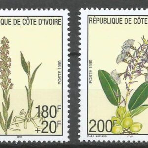 Costa de Marfil - Orquídeas 1254-1257