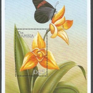 Gambia - Orchids of the World (1999) MS 3401