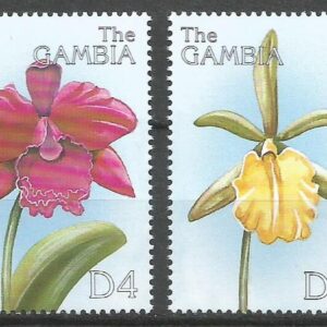 Gambia - Orquídeas (1999) 3383-3388