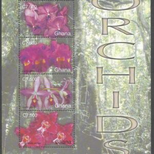 Ghana - Orquídeas (1994) 3690-3693