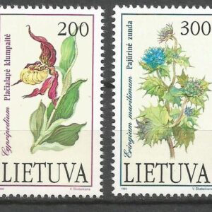 Lituania - El libro rojo de Lituania. Plantas (1992) 500-501