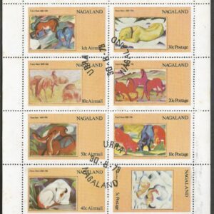 Nagaland (India) - Animal paintings by Franz Marc