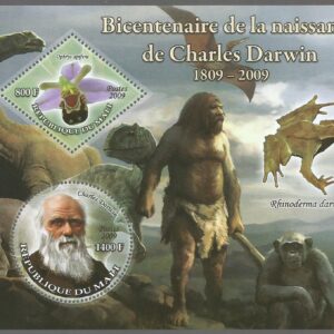 República de Mali (2009) Bicentenario del nacimiento de Charles Darwin