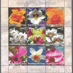 República del Congo - Orquídeas (2004)