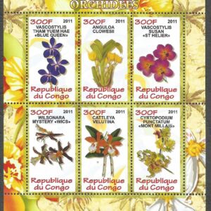 República del Congo - Orquídeas (2011)