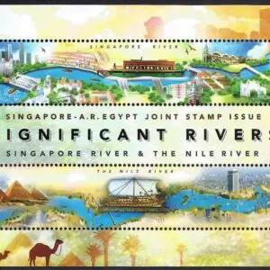 Singapore - Ríos. Emisión conjunta con Egipto (2011)