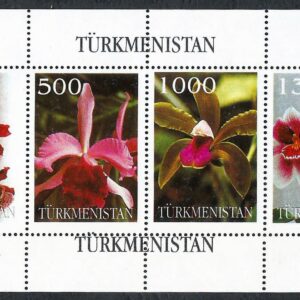 Turkmenistán - Orquídeas (1997) dentadas