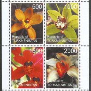 Turkmenistán - Orquídeas (1998)