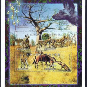 Zaire - Fauna Africana (1997) Licaón