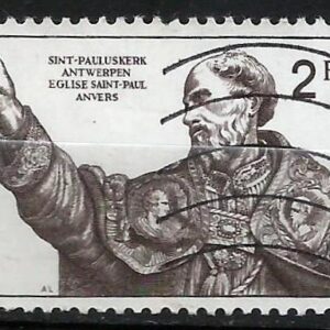 San Alberto Magno, talla de madera de Artus Quellin del siglo XVI (1969)