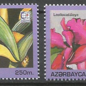 Azerbaiyán - Exposición Filatélica Internacional Singapore '95. Orquídeas.