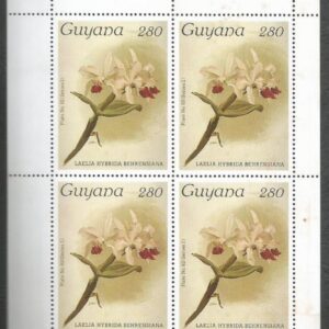 Guyana - GY 2354 Orquídeas 1988