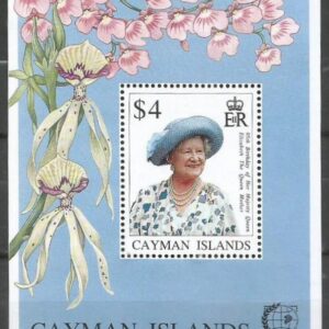 Islas Cayman - 95 Aniversario de la Reina Isabel, la Reina Madre (1900 - 2002)