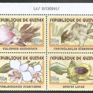 República de Guinea - Orquídeas (2002)