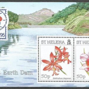 Santa Helena - Exposición Filatélica Internacional Singapore '95. Orquídeas.