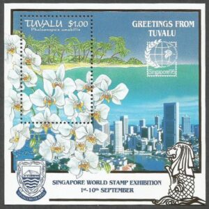 Tuvalu - Exposición Filatélica Internacional Singapore '95