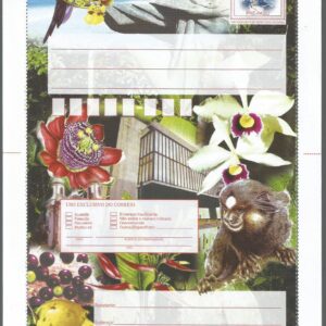 Brasil - Aerograma Nacional, región sudeste