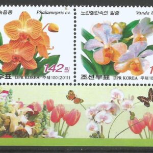 Corea del Norte - Orquídeas (2011)