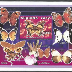 Burkina Faso - Butterflies (1996)