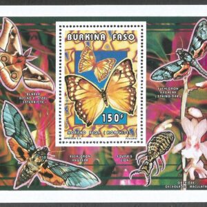 Burkina Faso - Butterflies (1996)