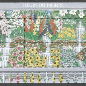 Gabón - Insectos y flores de Africa (1997)